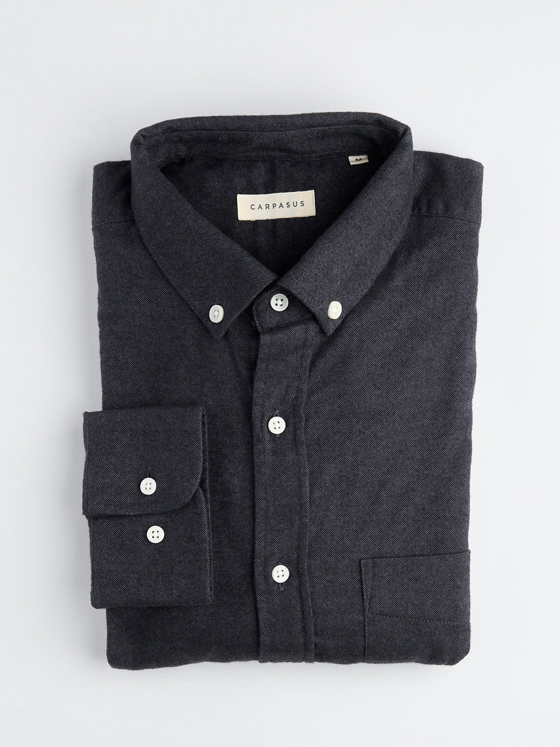 Tailor-made Flannel Shirt Populus Slate
