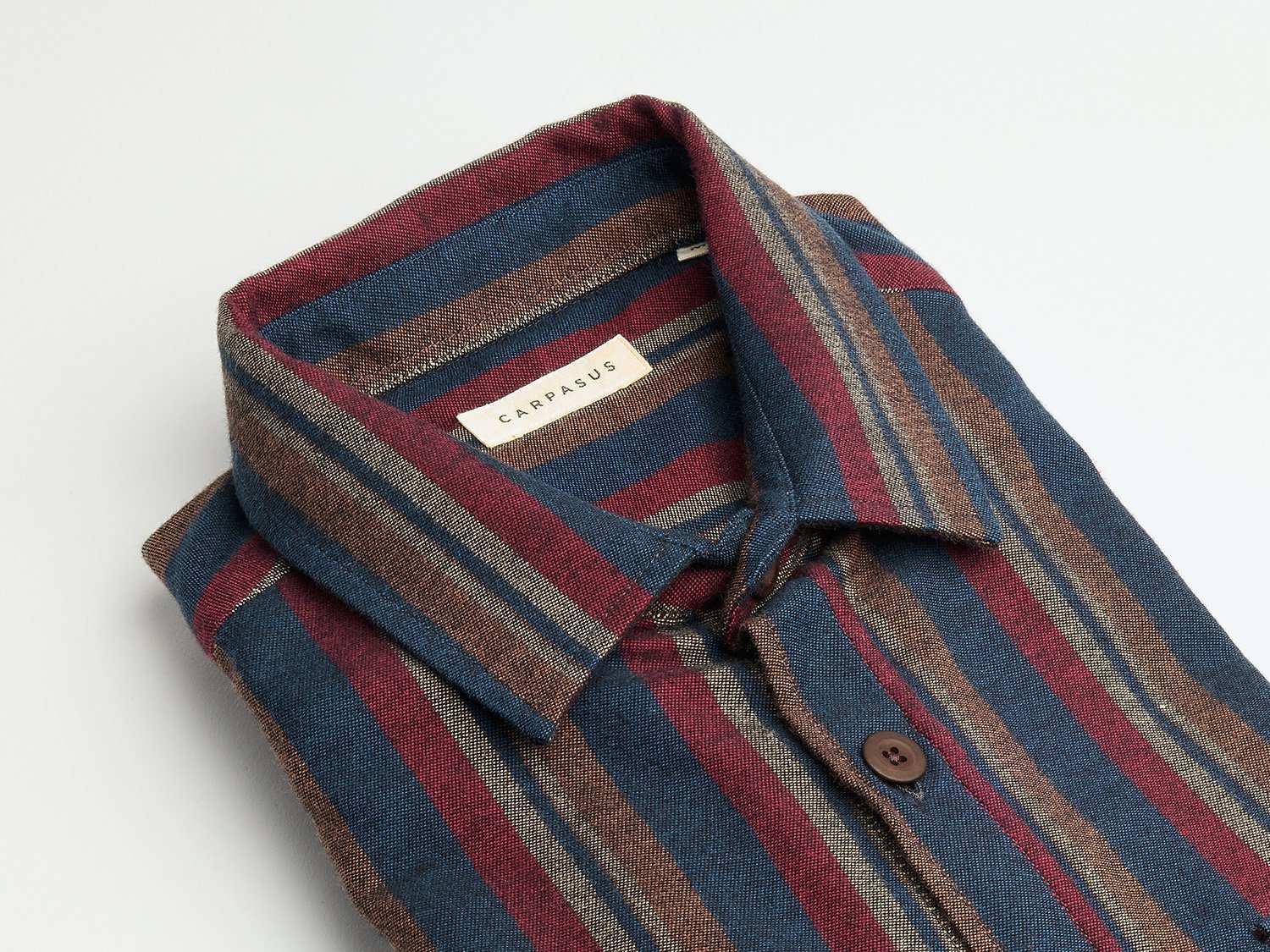 carpasus sustainable organic cotton flanell shirt quercus tricolor lago. Nachhaltiges Carpasus Flanell Hemd Quercus Tricolor Lago aus Bio Baumwolle 