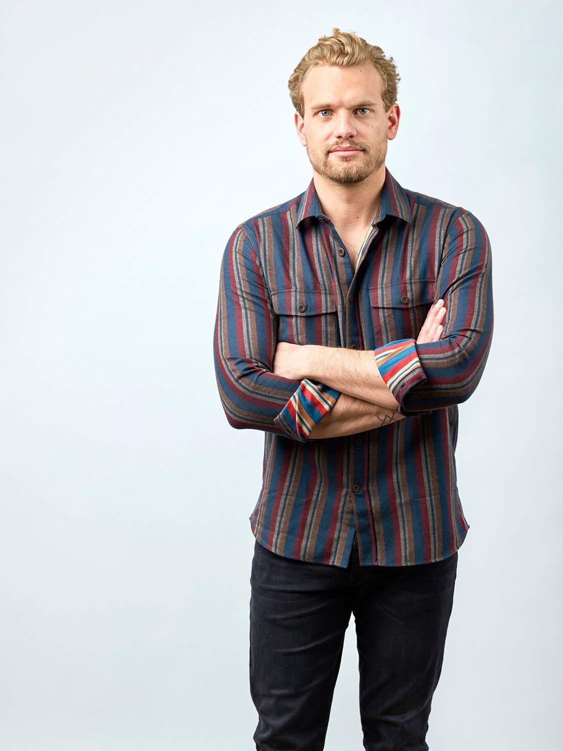 carpasus sustainable organic cotton flanell shirt quercus tricolor lago. Nachhaltiges Carpasus Flanell Hemd Quercus Tricolor Lago aus Bio Baumwolle 