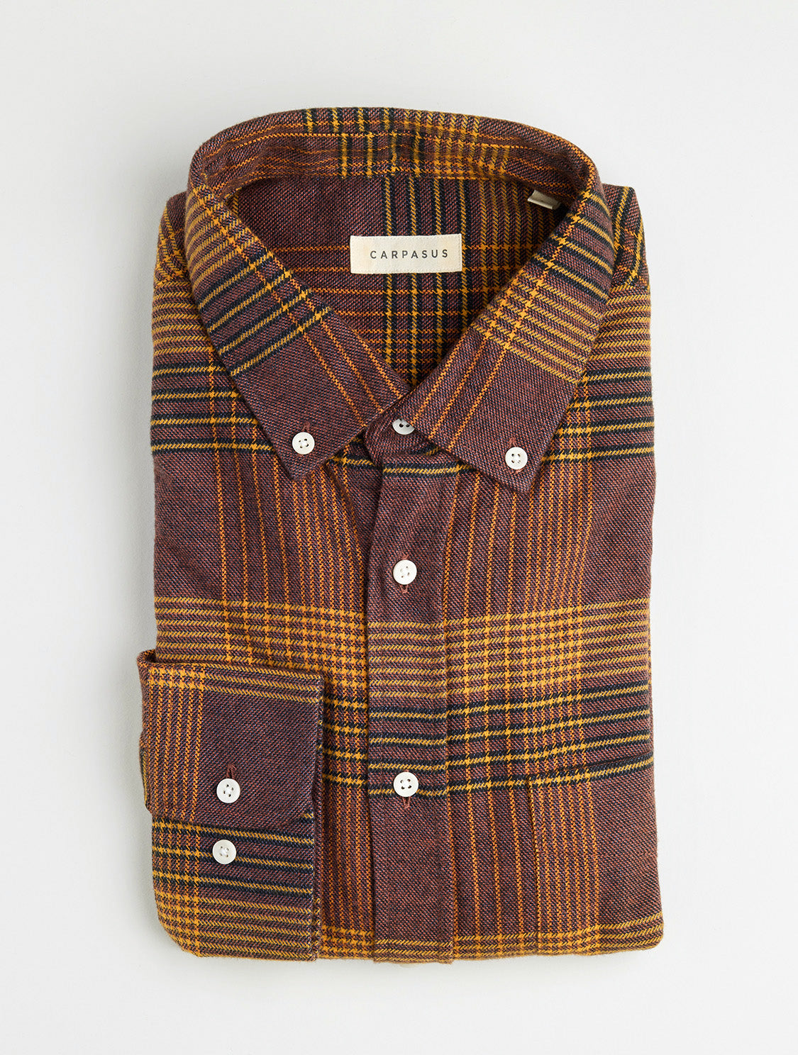 Sustainable Flannel Shirt from organic cotton Castanio Check Marine -  CARPASUS Online Store