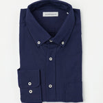 carpasus sustainable organic cotton oxford shirt darkblue. Nachhaltiges Carpasus Oxford Hemd aus Bio Baumwolle in Dunkelblau