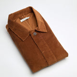 carpasus sustainable organic cotton corduroy overshirt brown. Nachhaltiges Carpasus Overshirt Cord aus Bio Baumwolle in Braun