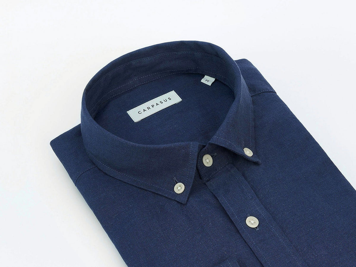 Sustainable Tailor-Made Oxford Shirt from Organic Cotton Black - CARPASUS  Online Store