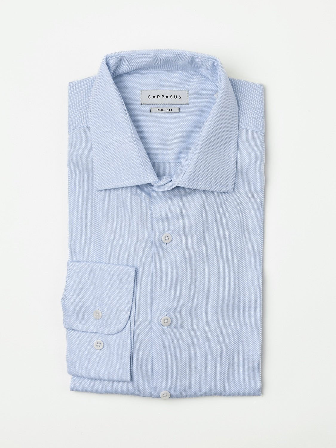 carpasus sustainable organic cotton dress shirt porto lightblue. Nachhaltiges Carpasus Businesshemd aus Bio Baumwolle Porto Hellblau