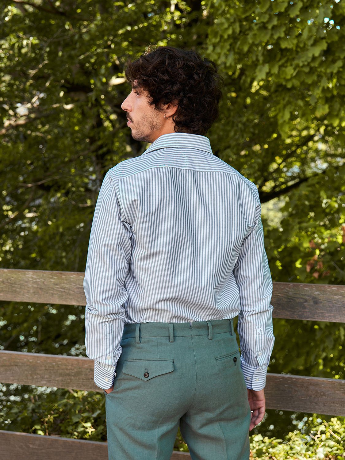Suit Casca Trousers Linen Olive
