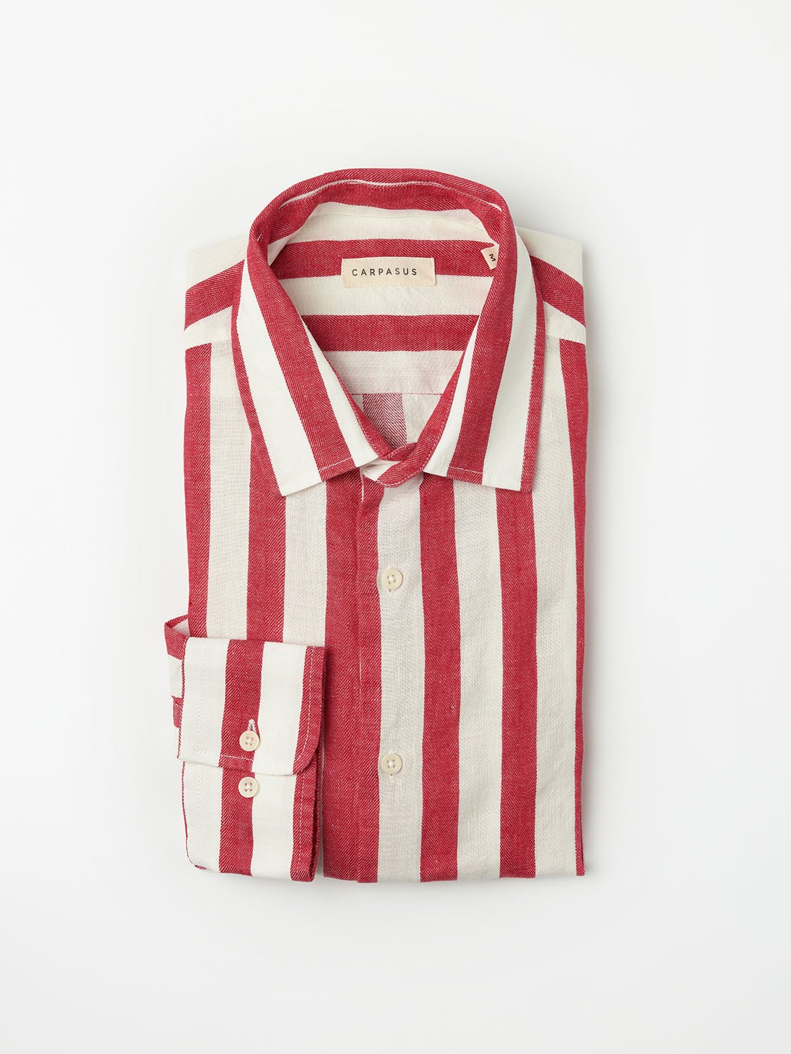 Linen Shirt Maggia Red