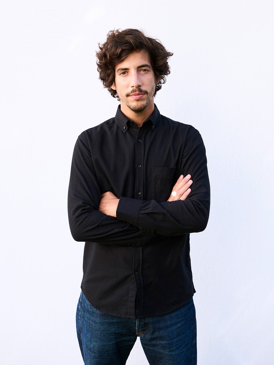 Tailor-made easy FPBLACK Flannel Shirt Populus Black