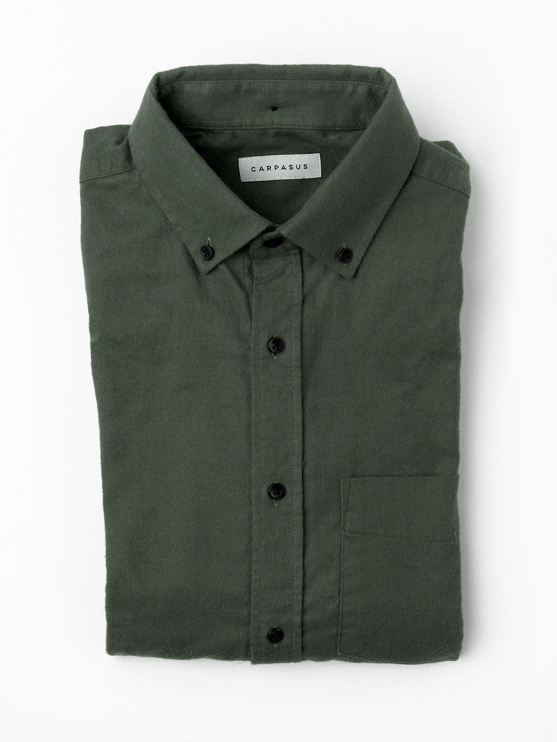 Tailor-made Flannel Shirt Olive