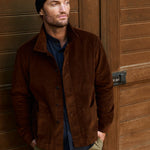 carpasus sustainable organic cotton corduroy overshirt brown. Nachhaltiges Carpasus Overshirt Cord aus Bio Baumwolle in Braun
