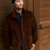 carpasus sustainable organic cotton corduroy overshirt brown. Nachhaltiges Carpasus Overshirt Cord aus Bio Baumwolle in Braun