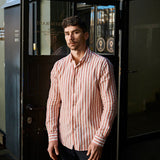 Linen Shirt Ascona Red