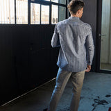 Casual Shirt Marzili Wide Stripes Navy