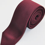 carpasus sustainable organic silk tie dark bordeaux. Carpasus nachhaltige Krawatte Bio Seide in Bordeaux