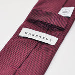 carpasus sustainable organic silk tie dark bordeaux. Carpasus nachhaltige Krawatte Bio Seide in Bordeaux