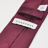 carpasus sustainable organic silk tie dark bordeaux. Carpasus nachhaltige Krawatte Bio Seide in Bordeaux