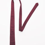 carpasus sustainable organic silk tie dark bordeaux. Carpasus nachhaltige Krawatte Bio Seide in Bordeaux