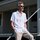 Linen Shirt Short Lido White