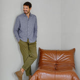 Flannel Shirt Gurin Navy