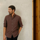 Flannel Shirt Populus Brown