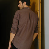 Flannel Shirt Populus Brown